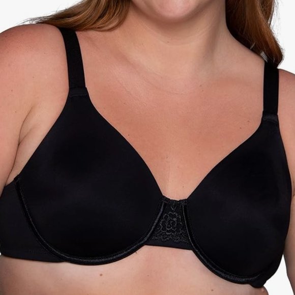 Vanity Fair Beauty Back Smoothing Minimizer Black Bra - NWT! - Picture 1 of 3
